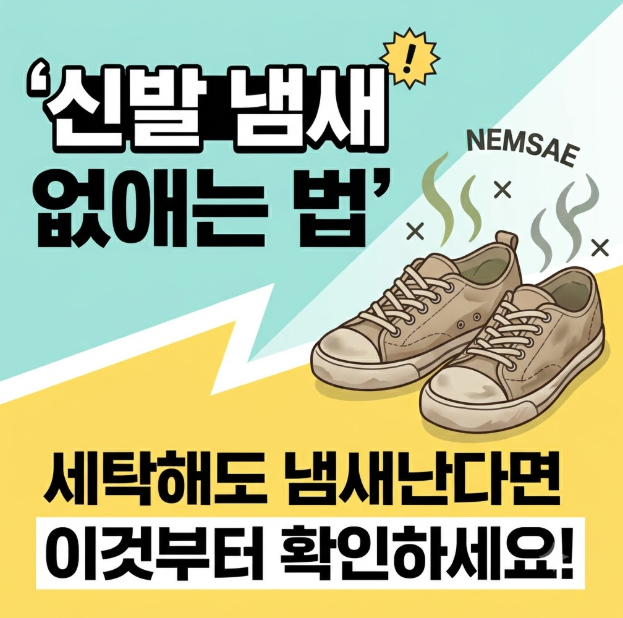 신발 냄새 없애는 법, 세탁해도 냄새난다면 이것부터 확인하세요