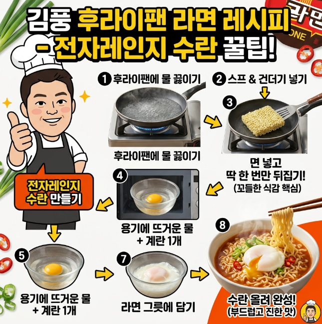 김풍의 후라이팬 라면